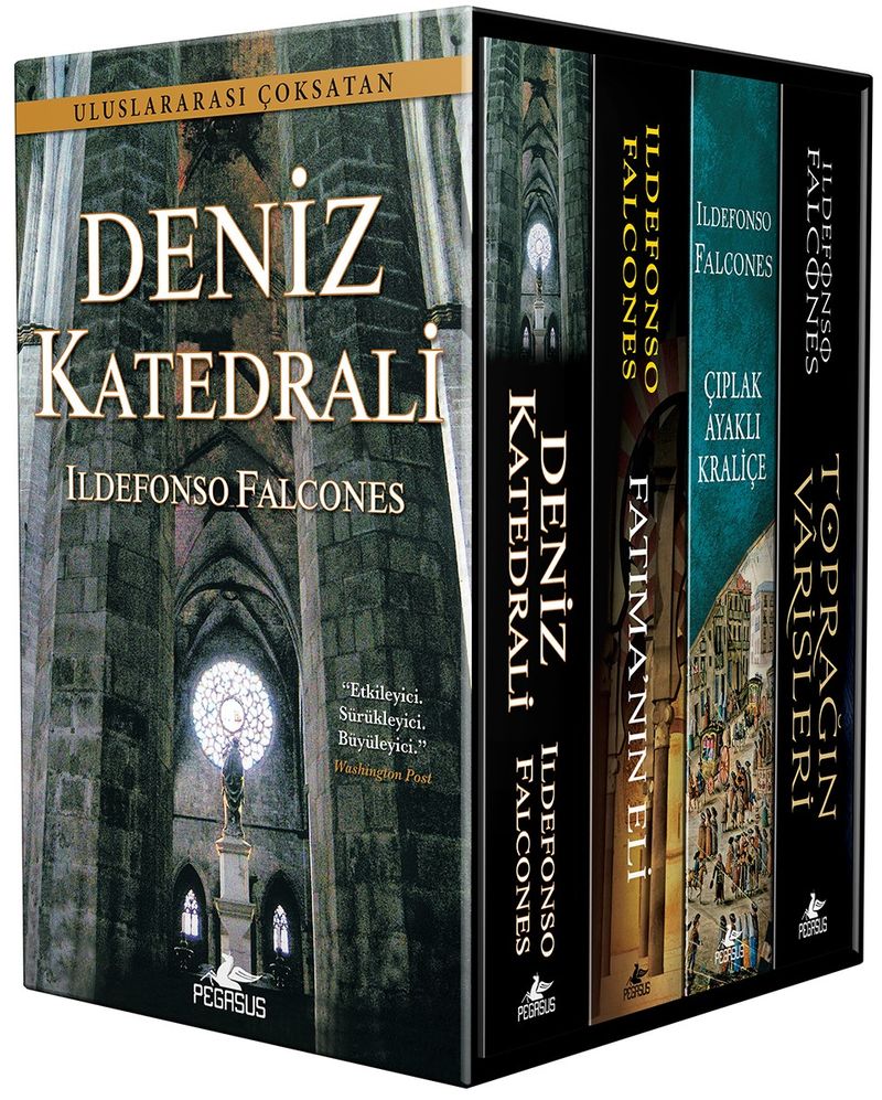 Ildefonso Falcones Tarihî Roman Kutulu Özel Seti (4 Kitap) kitap kapağı