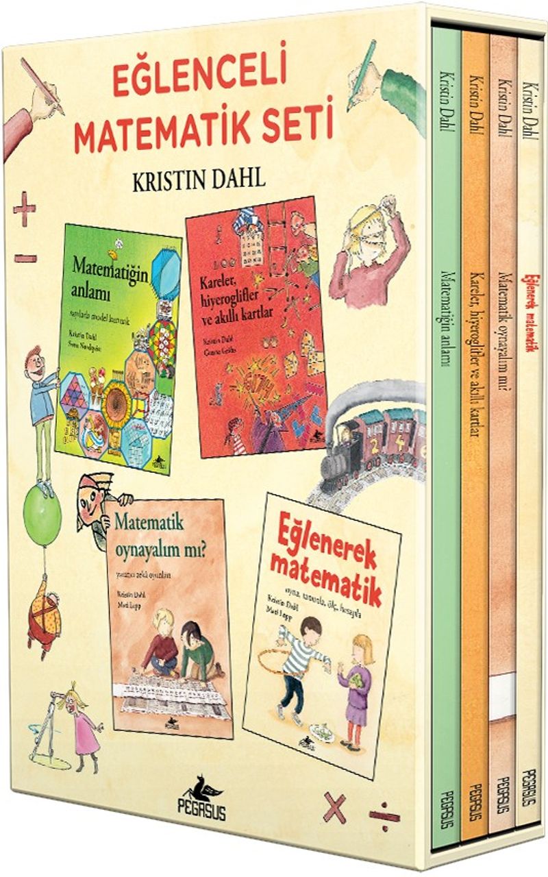 Eğlenceli Matematik Kutulu Özel Set (4 Kitap) kitap kapağı