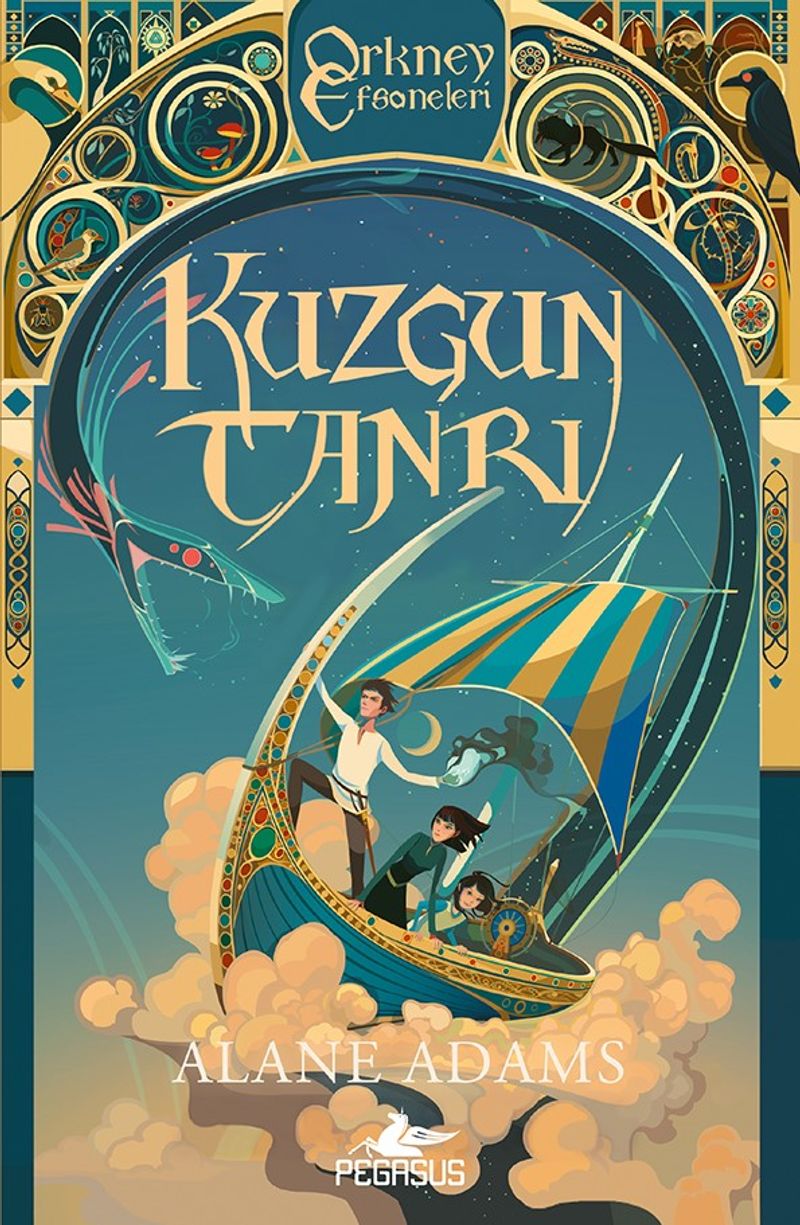 Kuzgun Tanrı (Orkney Efsaneleri 3. Kitap) kitap kapağı