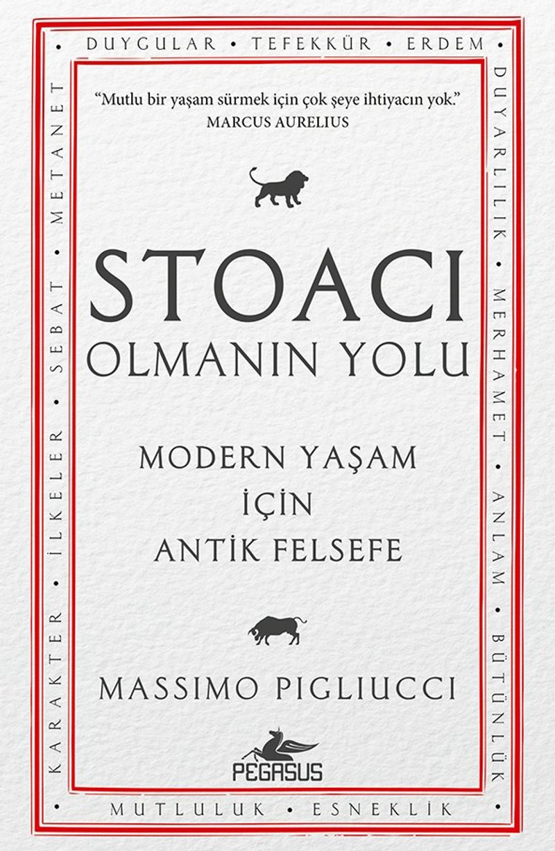 Stoacı Olmanın Yolu Modern Yaşam İçin Antik Felsefe kitap kapağı