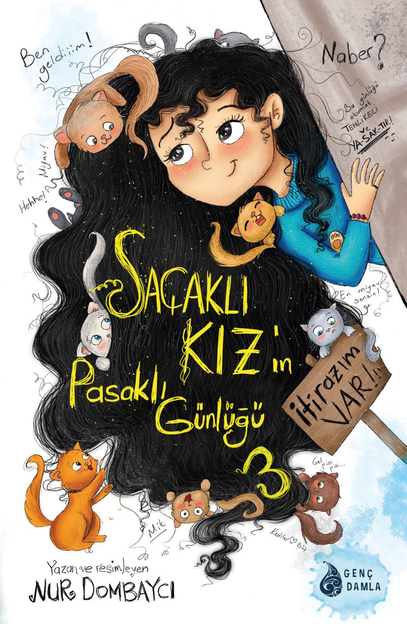 Saçaklı Kızın Pasaklı Günlüğü 3 / İtirazım Var! kitap kapağı