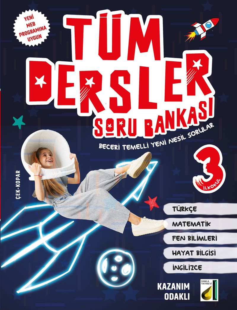 Tüm Dersler Soru Bankası 3 (Beceri Temelli Yeni Nesil Sorular) kitap kapağı