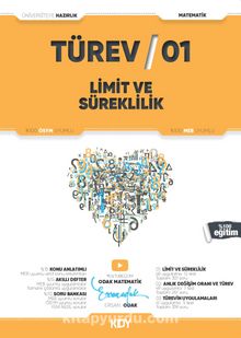 Türev 01 Limit ve Süreklilik kitap kapağı