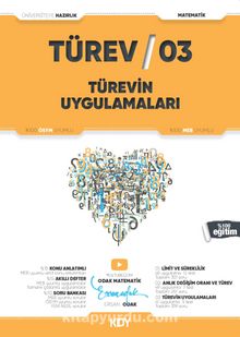 Türev 03 Türevin Uygulamaları kitap kapağı