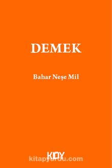 Demek kitap kapağı