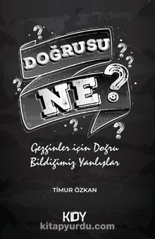 Doğrusu Ne? kitap kapağı
