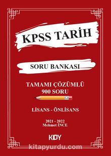KPSS Tarih Soru Bankası(Lisans-Önlisans) kitap kapağı
