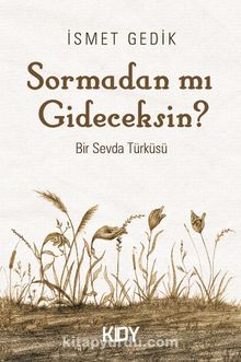 Sormadan mı Gideceksin kitap kapağı