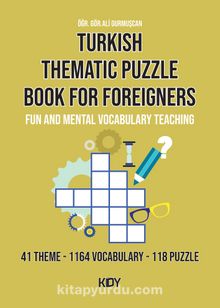 Turkish Thematic Puzzle Book For Foreigners kitap kapağı