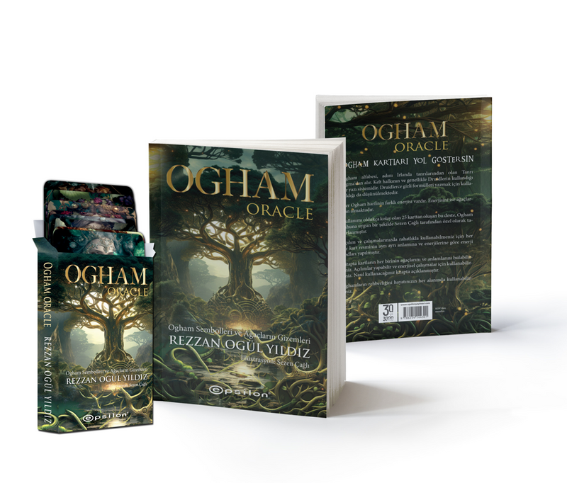 Ogham Oracle Ogham Sembolleri ve Ağaçların Gizemleri kitap kapağı