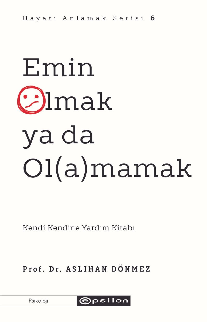 Emin Olmak ya da Ol(a)mamak kitap kapağı