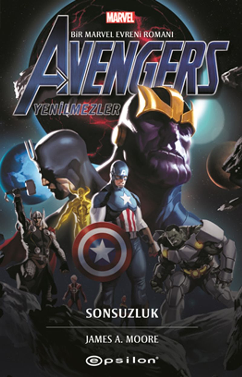 Avengers: Yenilmezler Sonsuzluk kitap kapağı