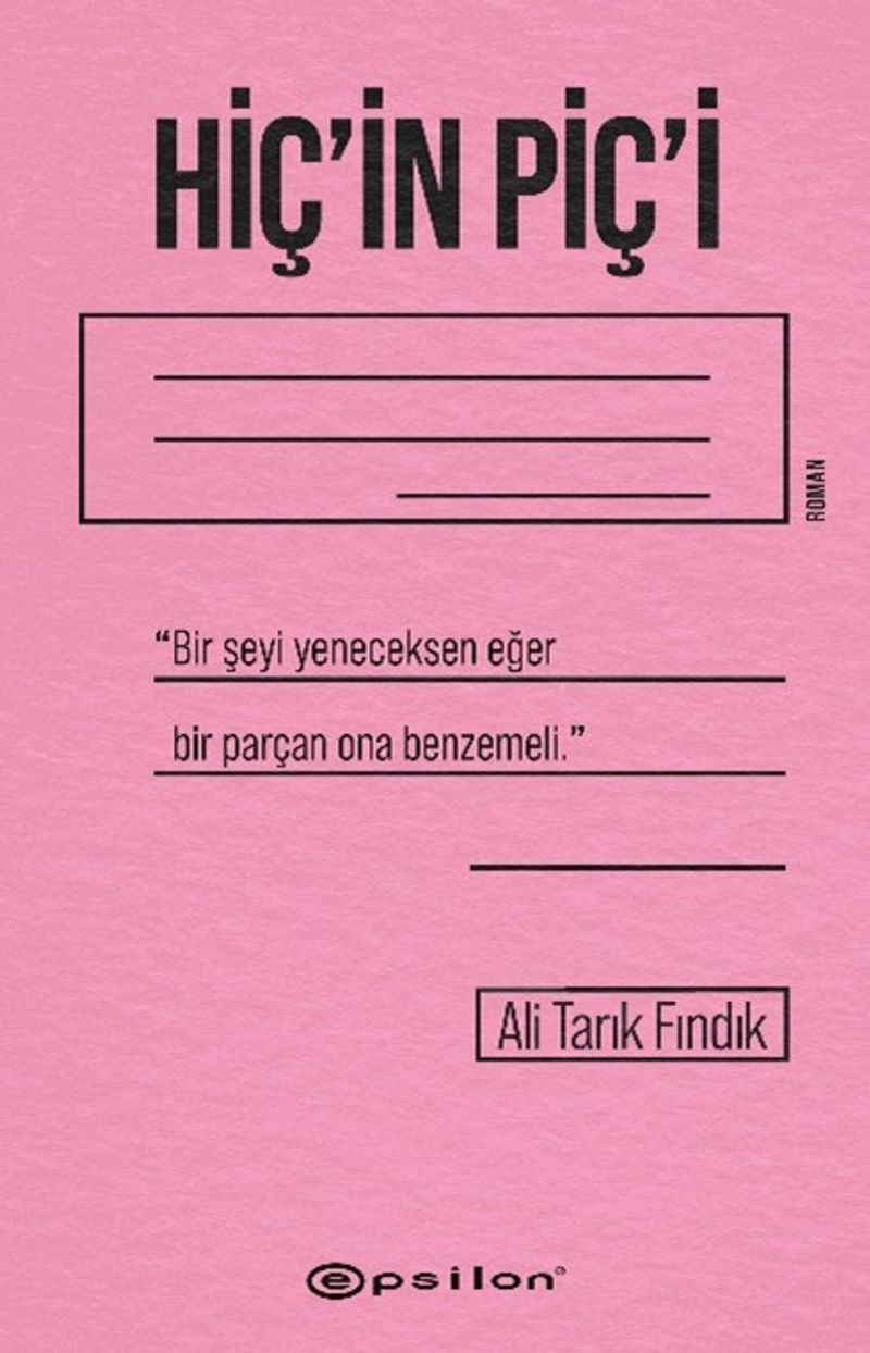 Hiç'in Piç'i kitap kapağı