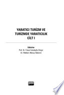 Yaratıcı Turizm ve Turizmde Yaratıcılık - Cilt I kitap kapağı