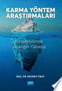 KARMA YÖNTEM ARAŞTIRMALARI - Yöntembilimde Açıklığın Yükselişi kitap kapağı