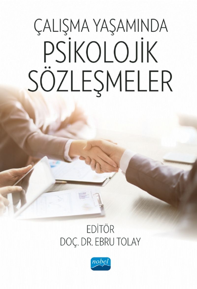 Çalışma Yaşamında Psikolojik Sözleşmeler kitap kapağı