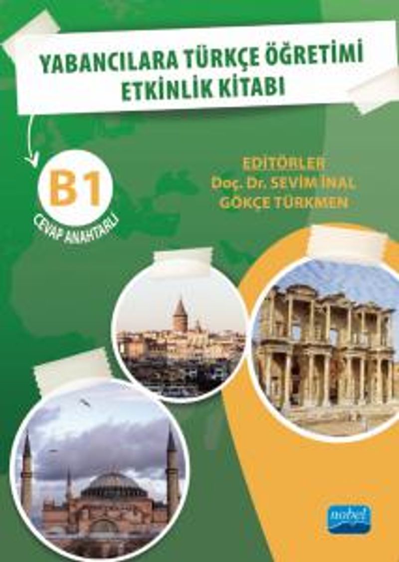 Yabancılara Türkçe Öğretimi Etkinlik Kitabı B1 Cevap Anahtarlı kitap kapağı