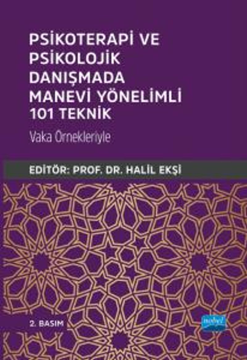 Psikoterapi ve Psikolojik Danışmada Manevi Yönelimli 101 Teknik kitap kapağı