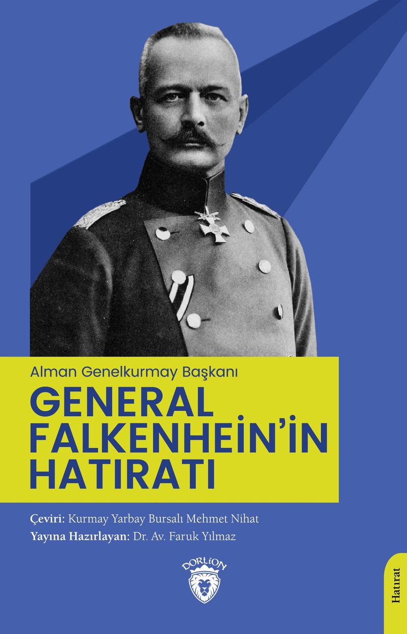Alman Genelkurmay Başkanı General Falkenhein'in Hatıratı kitap kapağı