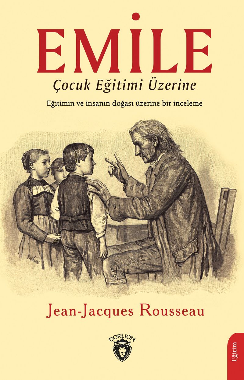 Emile Çocuk Eğitimi Üzerine kitap kapağı