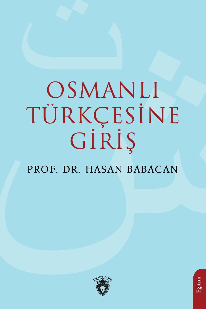 Osmanlı Türkçesine Giriş kitap kapağı