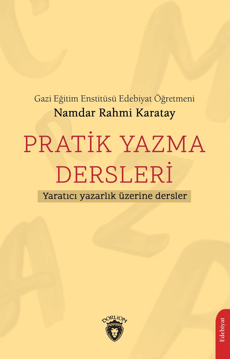 Pratik Yazma Dersleri kitap kapağı