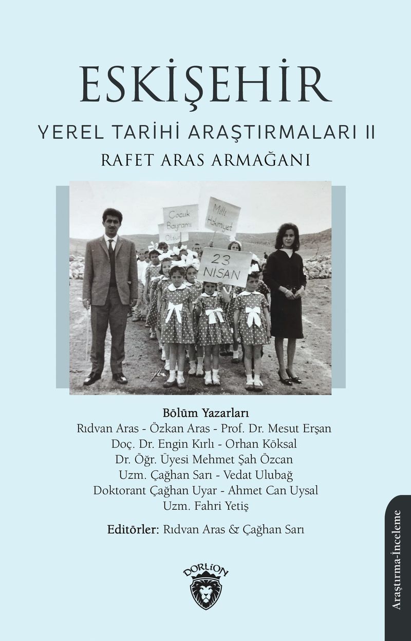 Eskişehir Yerel Tarihi Araştırmaları II Rafet Aras Armağanı kitap kapağı