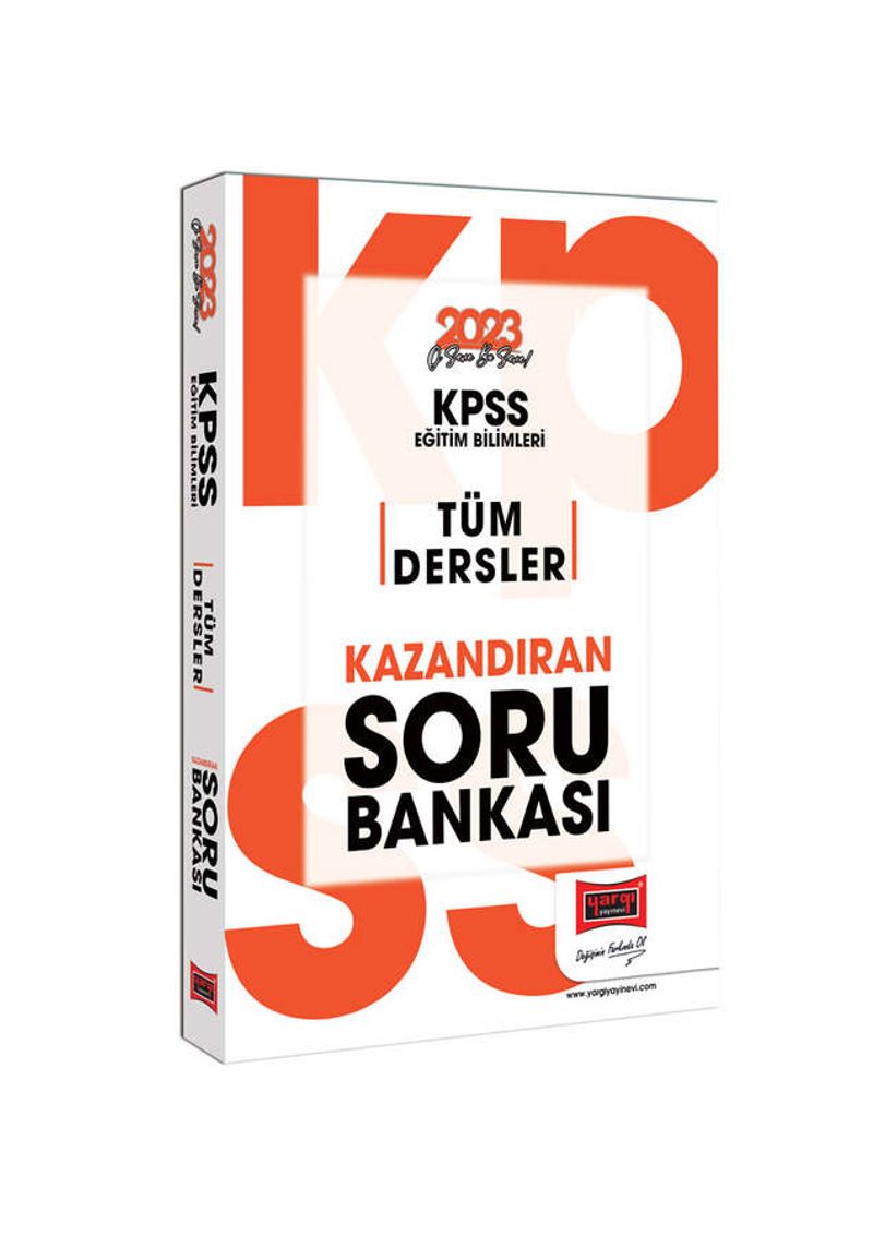2023 KPSS Eğitim Bilimleri Tüm Dersler Kazandıran Soru Bankası kitap kapağı