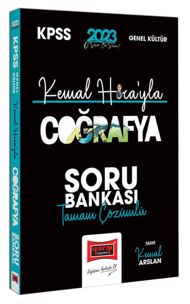 2023 KPSS Kemal Hoca'yla Coğrafya Tamamı Çözümlü Soru Bankası kitap kapağı