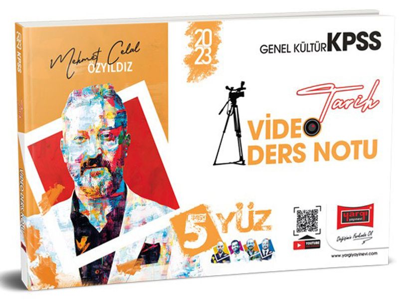 2023 KPSS 5Yüz Tarih Video Ders Notları kitap kapağı