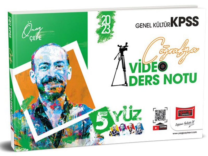 2023 KPSS 5Yüz Coğrafya Video Ders Notları kitap kapağı