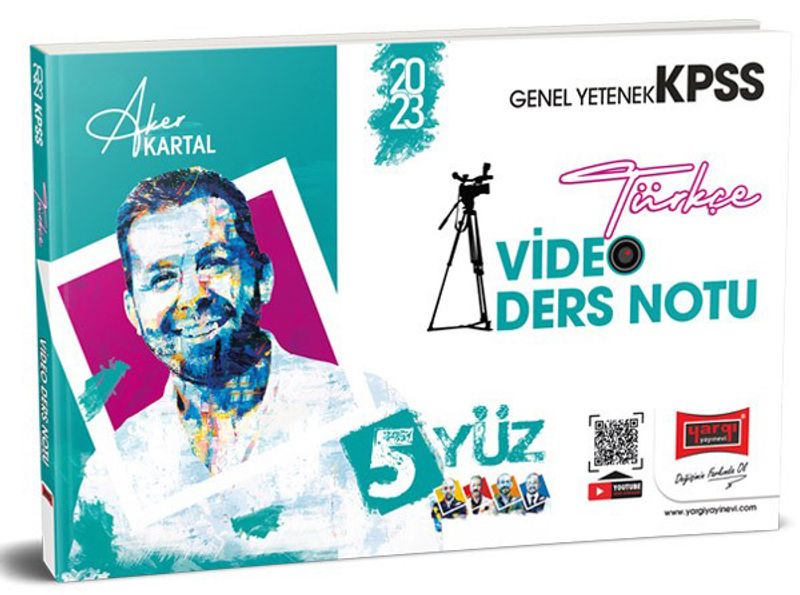 2023 KPSS 5Yüz Türkçe Video Ders Notları kitap kapağı