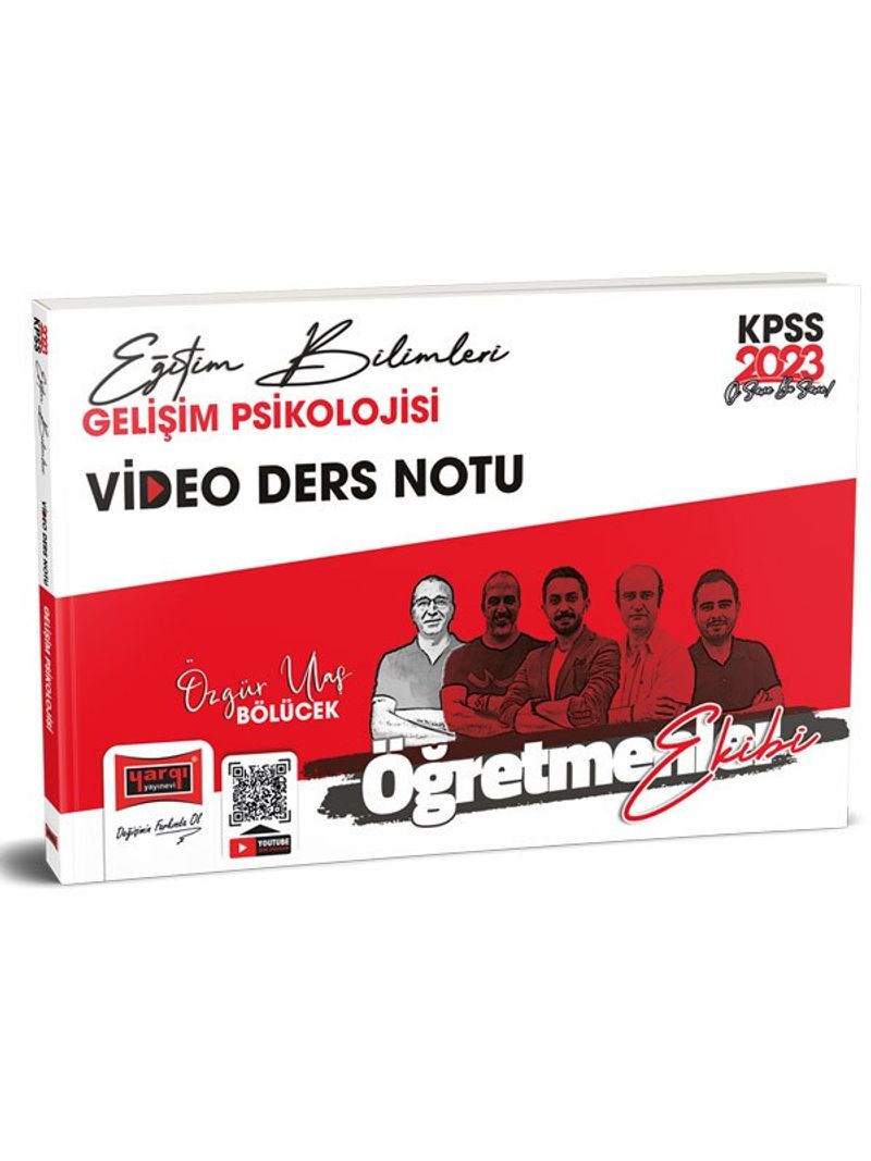 2023 KPSS Eğitim Bilimleri Öğretmenler Ekibi Gelişim Psikolojisi Video Ders Notları kitap kapağı