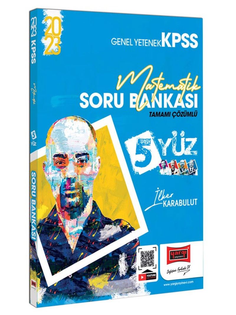 2023 KPSS 5Yüz Matematik Tamamı Çözümlü Soru Bankası kitap kapağı
