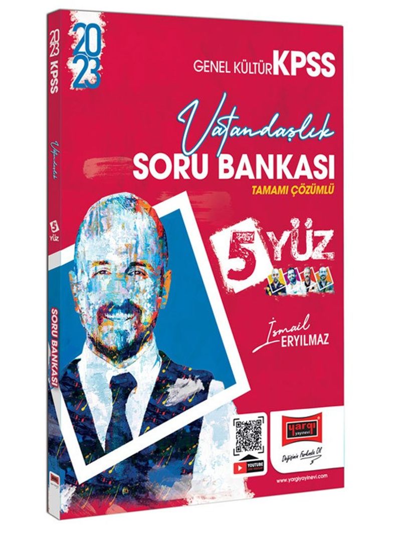 2023 KPSS 5Yüz Vatandaşlık Tamamı Çözümlü Soru Bankası kitap kapağı