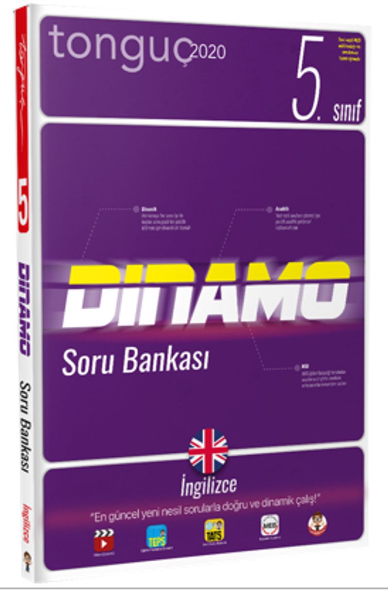 5. Sınıf İngilizce Dinamo Soru Bankası kitap kapağı