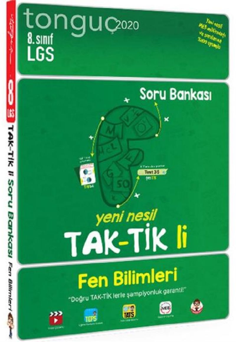 8. Sınıf Fen Bilimleri Taktikli Soru Bankası kitap kapağı