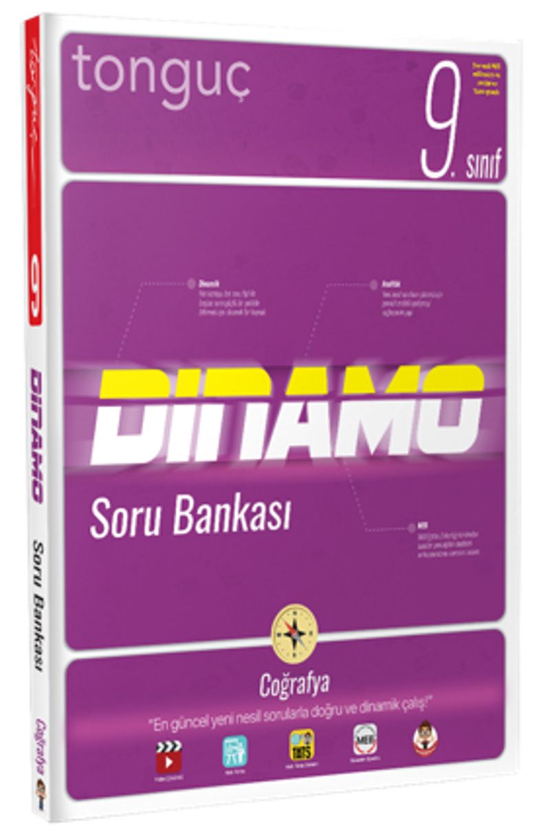 9. Sınıf Dinamo Coğrafya Soru Bankası kitap kapağı