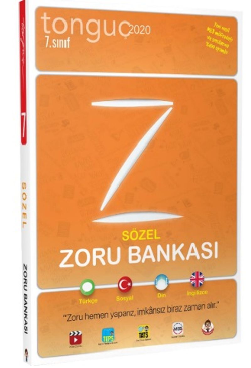 7. Sınıf Sözel Zoru Bankası kitap kapağı