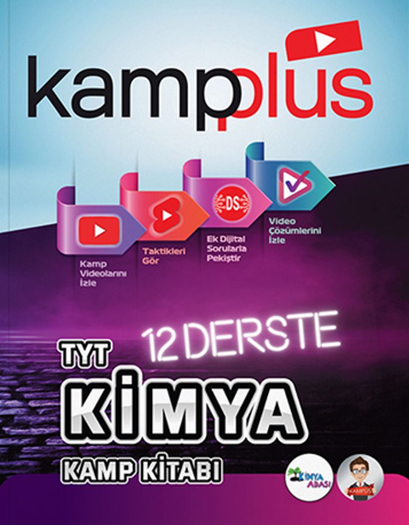 Kampplus 12 Derste TYT Kimya Kampı kitap kapağı