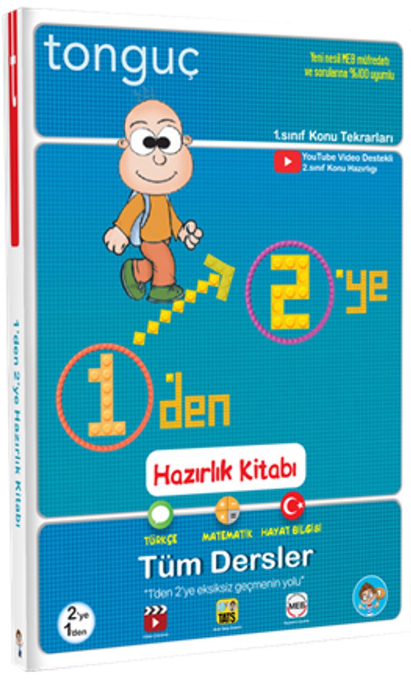 1'den 2'ye Hazırlık Kitabı kitap kapağı
