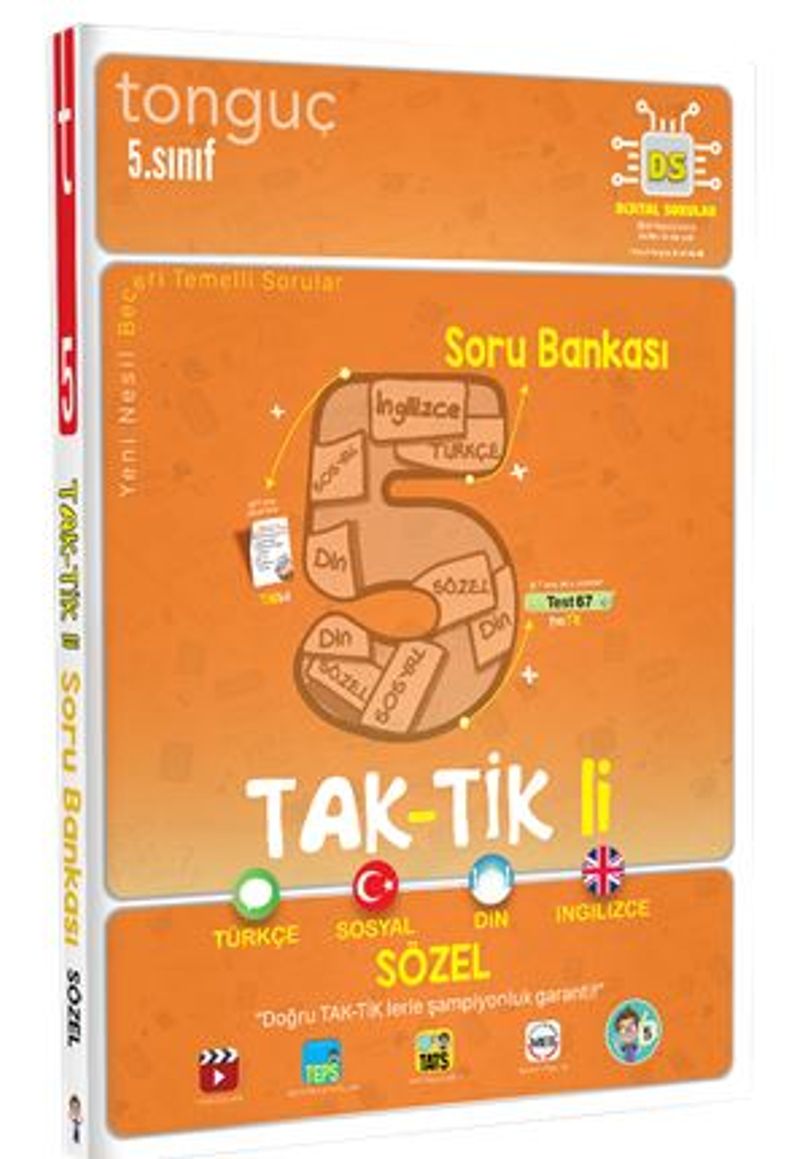 5.Sınıf Taktikli Sözel Soru Bankası kitap kapağı