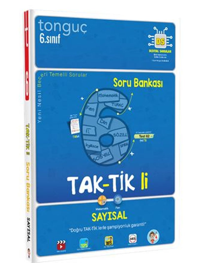 6.Sınıf Taktikli Sayısal Soru Bankası kitap kapağı