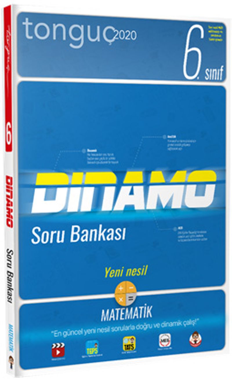 6. Sınıf Matematik Dinamo Soru Bankası kitap kapağı