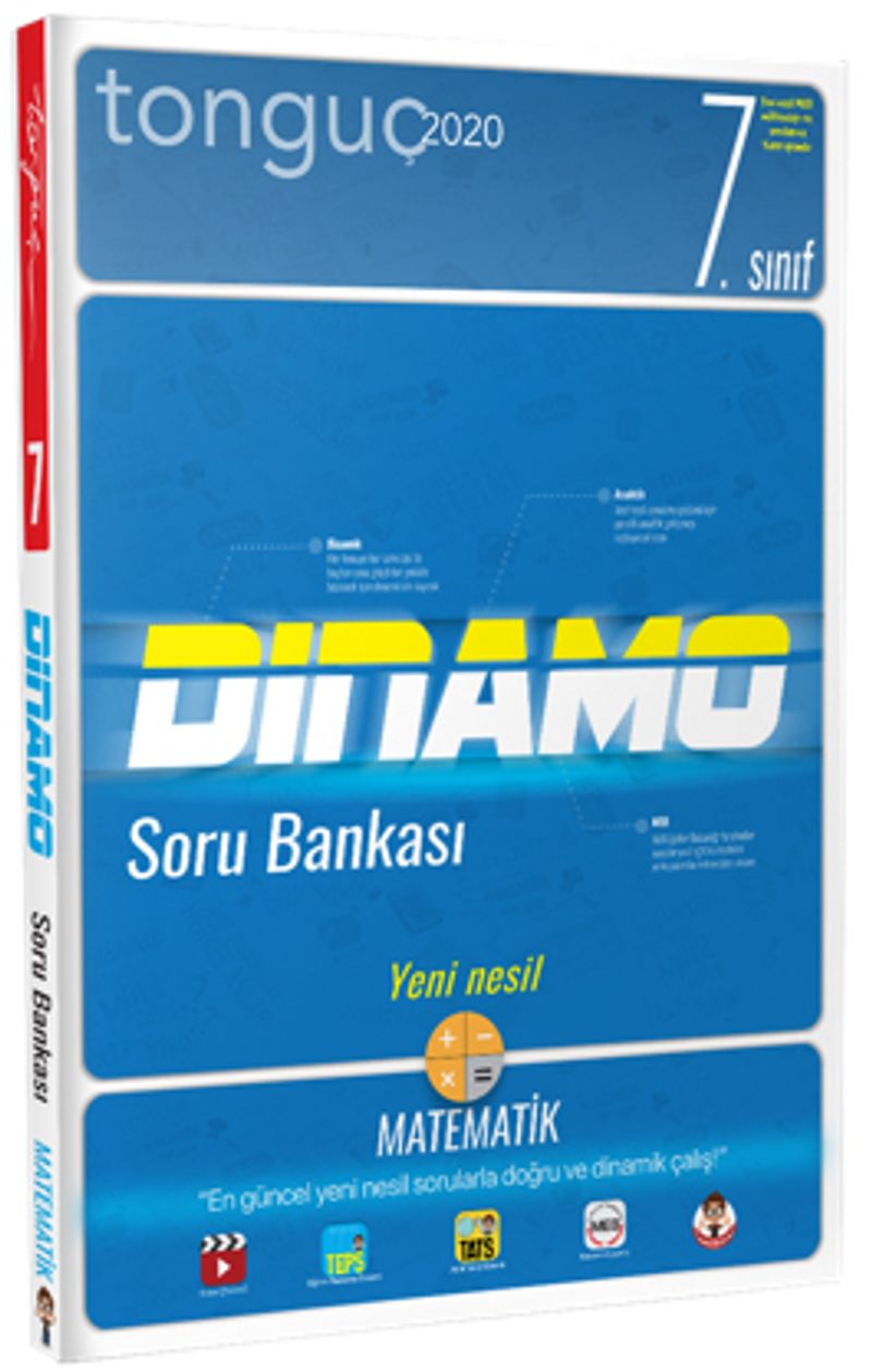 7. Sınıf Matematik Dinamo Soru Bankası kitap kapağı