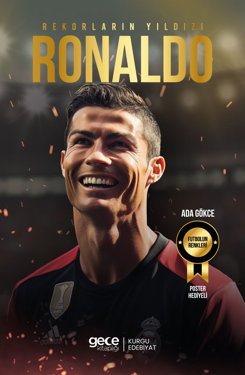 Rekorların Yıldızı Cristiano Ronaldo kitap kapağı