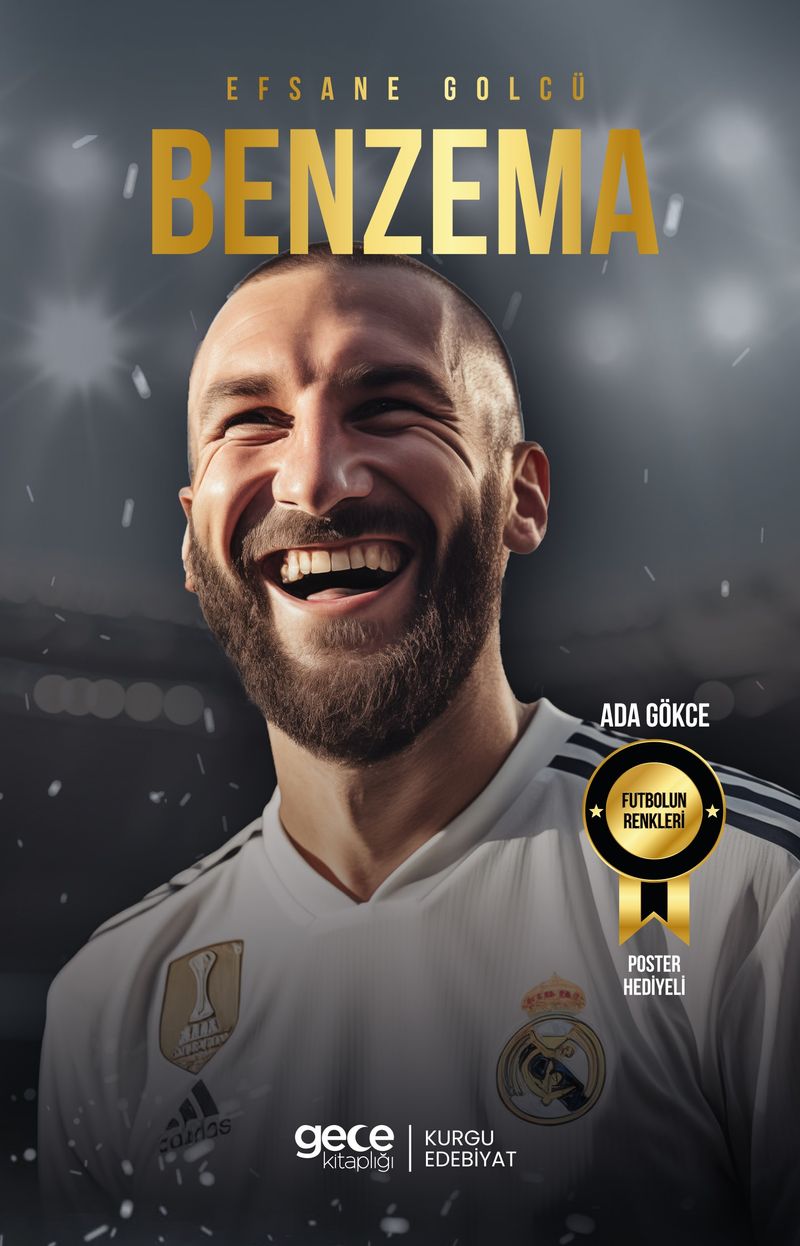 Efsane Golcü Karim Benzema kitap kapağı