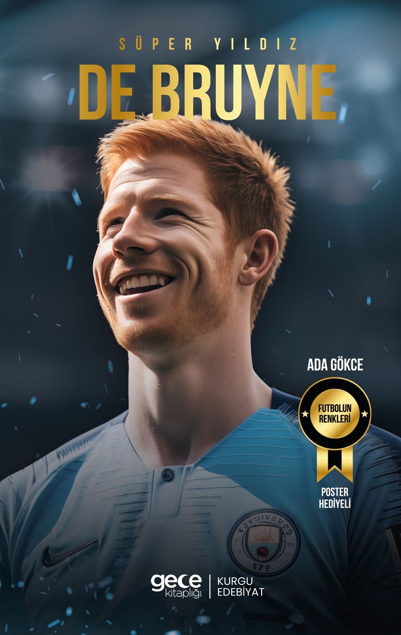 Süper Yıldız Kevin De Bruyne kitap kapağı