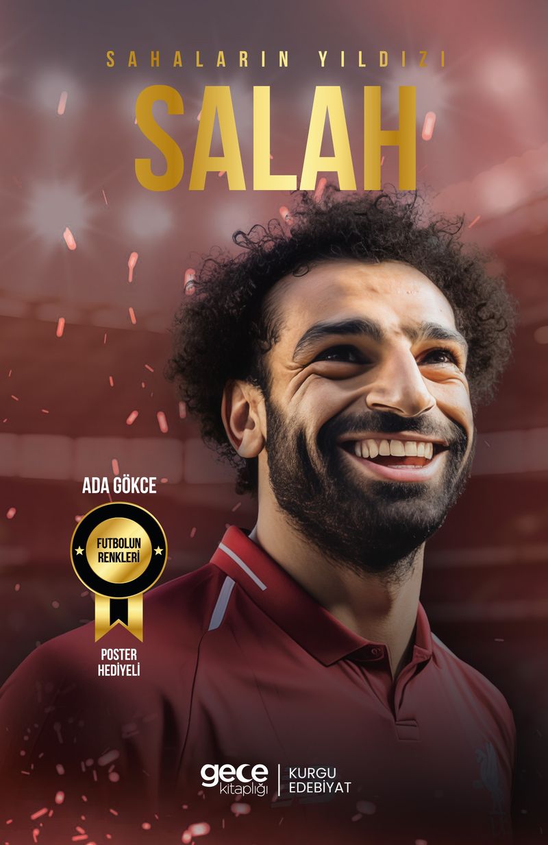 Sahaların Yıldızı Mohamed Salah kitap kapağı