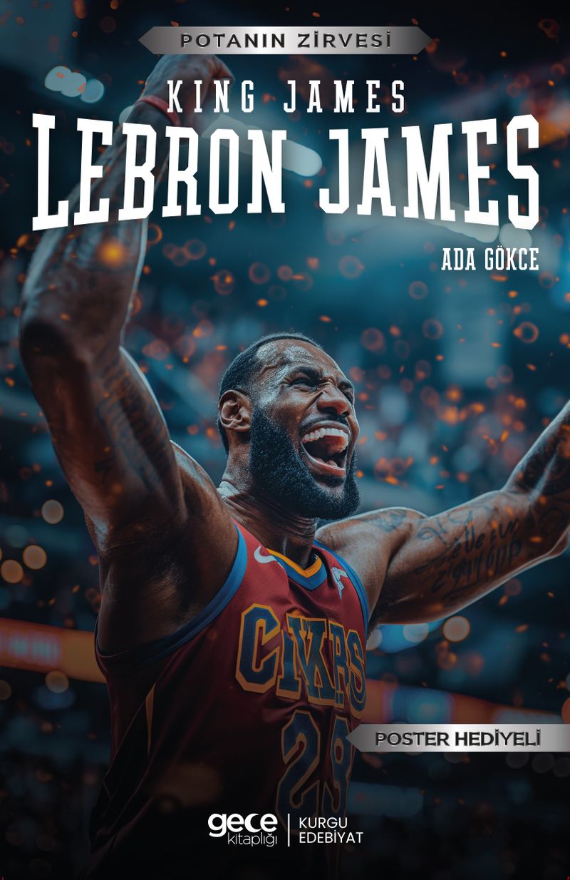 King James Lebron James kitap kapağı